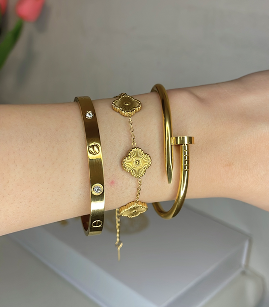 Golden Luxe Stack - Timeless and Tarnish-Free