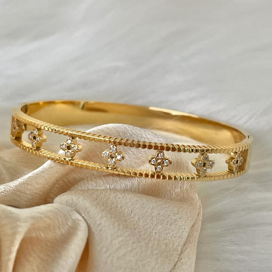Golden Bloom Bangle