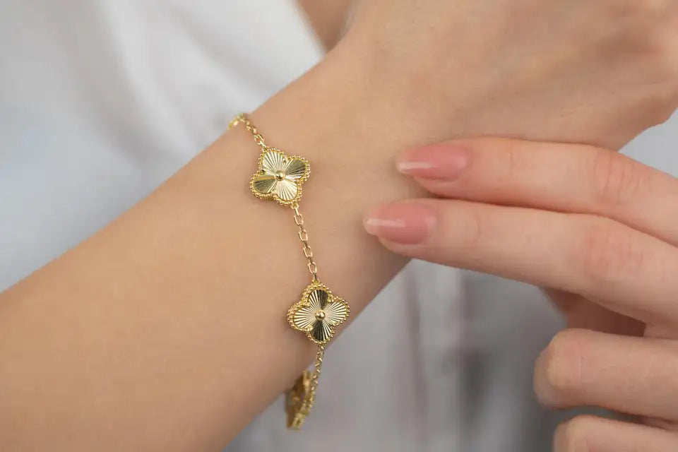 Golden Clover Bracelet